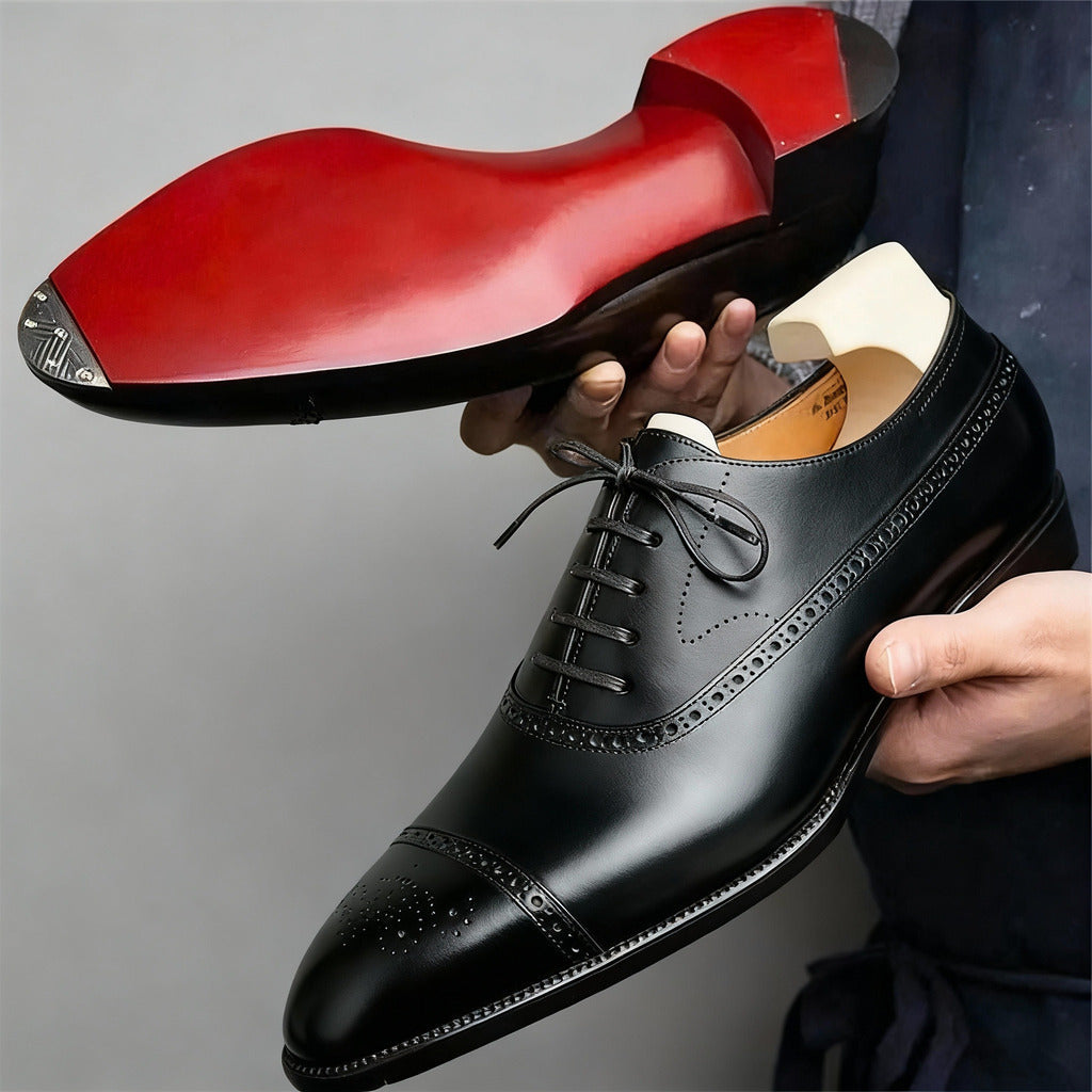 Wiktor | Eleganckie buty Oxford Brogue
